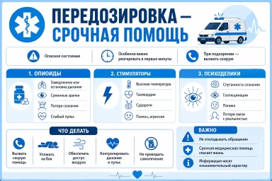 Помощь при передозировке в Вычегодском
