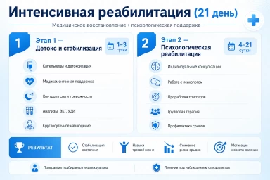 Реабилитация за 21 день в Вычегодском